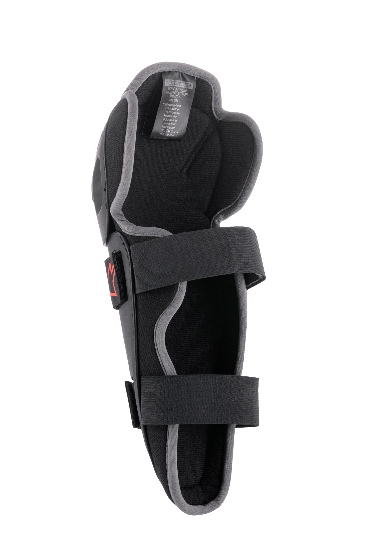 Alpinestars Bionic Action Kniebeschermers Zwart, achteraanzicht