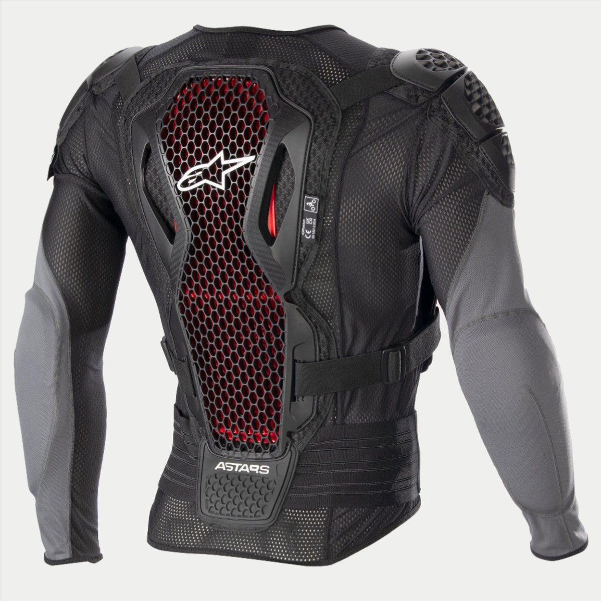 Alpinestars Bionic Plus v2 Bodyprotector Zwart, achteraanzicht