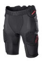 Alpinestars Bionic Pro Beschermshort Bodyprotector Zwart, vooraanzicht