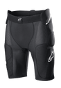 Alpinestars Bionic Action Beschermshort Bodyprotector Zwart, vooraanzicht