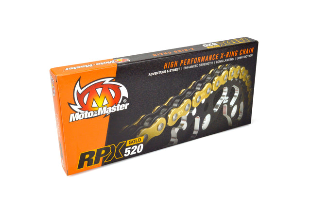 Moto-Master Road Chain RPX-520G X-ring, 120 links, Gold 652009 - Moto-Master 652009