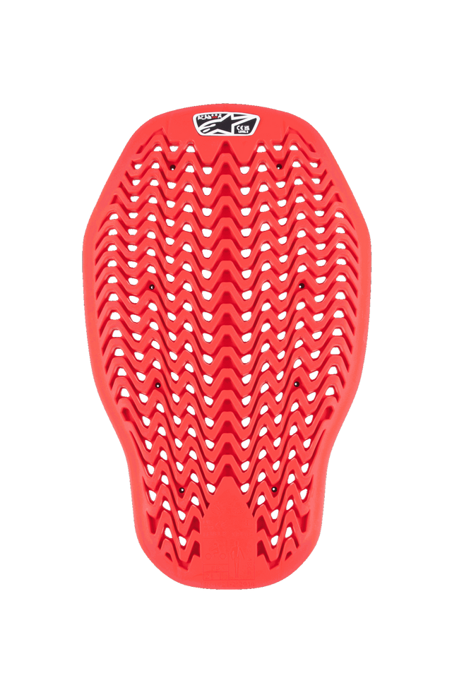 Alpinestars Plasma Insert Rugprotector Zwart en rood, vooraanzicht