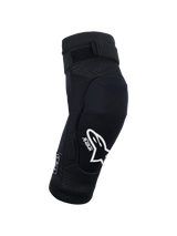 Alpinestars Bionic Plasma Youth Kniebeschermers Junior Zwart, vooraanzicht