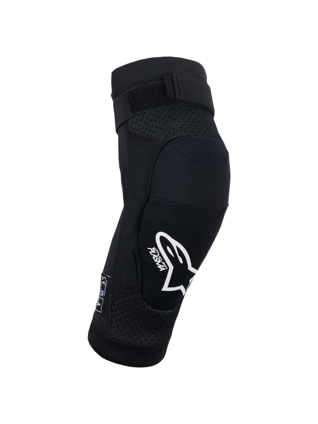Alpinestars Bionic Plasma Youth Kniebeschermers Junior Zwart, vooraanzicht