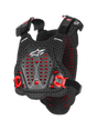 Alpinestars A-5 Plasma Bodyprotector Zwart, vooraanzicht