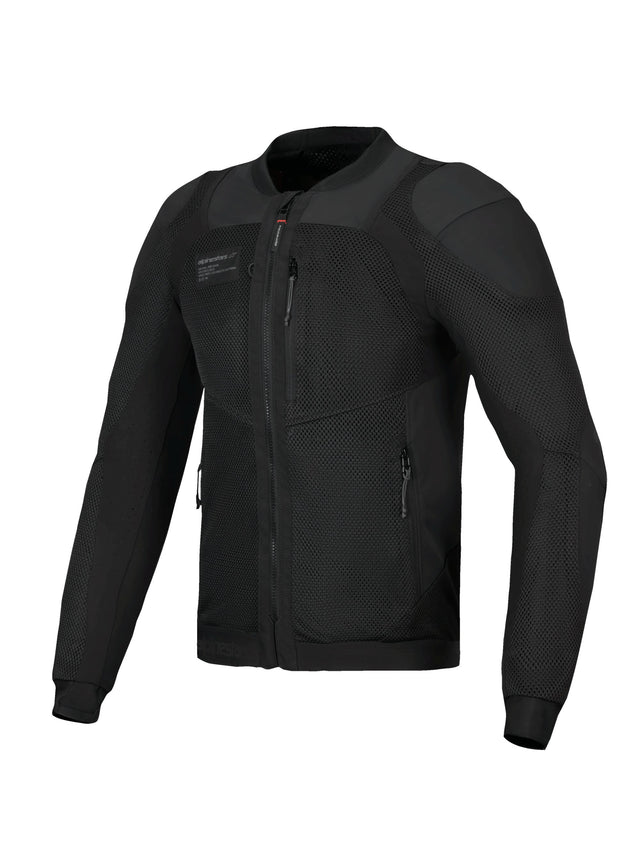 Alpinestars Troop-Air Pro Motorjas Zwart, productfoto 1