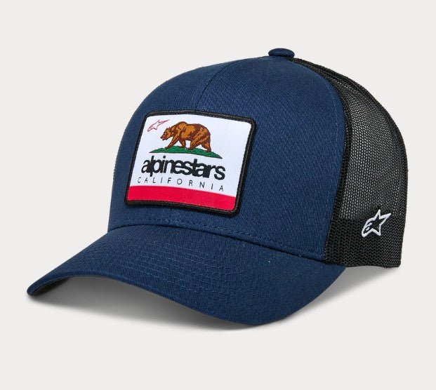 Alpinestars Cali 2.0 Trucker Snapback Pet Blauw, productfoto 1