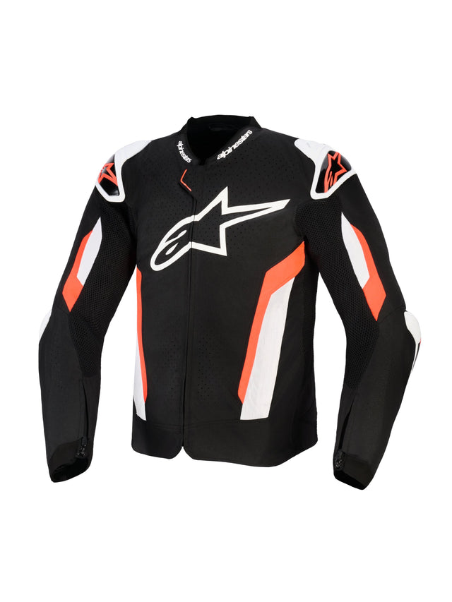 Alpinestars T-GP Air Motorjas Zwart en fluorood, productfoto 1