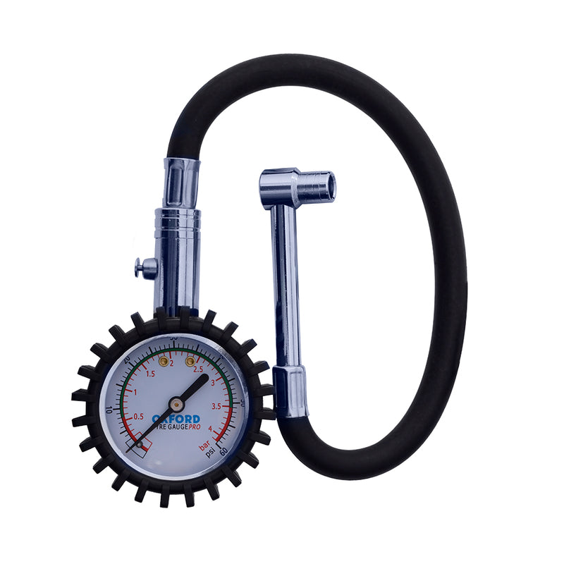Oxford Pro Analogue tyre pressure gauge - 0-60psi