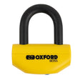 Oxford Big Boss schijfremslot ├ÿ16mm geel ART 4