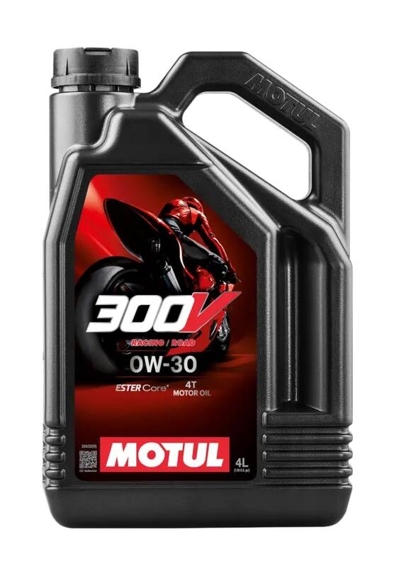 MOTUL 300V Factory Line Road Racing 4T Motorolie - 0W30 4 L