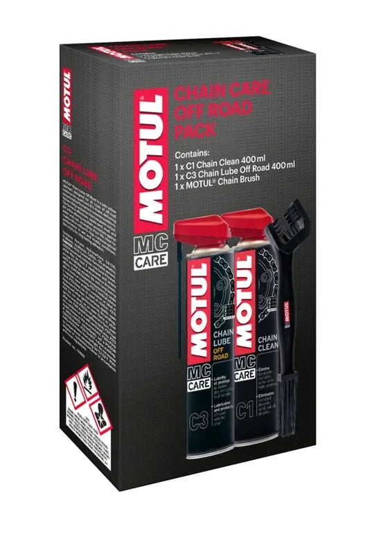MOTUL Off Road-Kettingonderhoudsset (C1+C3+Borstel)