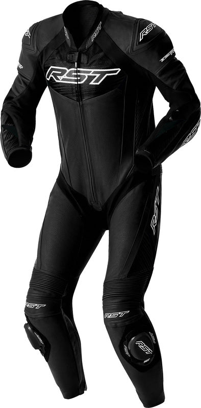 RST Tractech Evo D3O Leren motorpak - Zwart/Wit