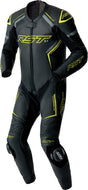 RST S1 D3O Leren motorpak - Zwart/Neon geel