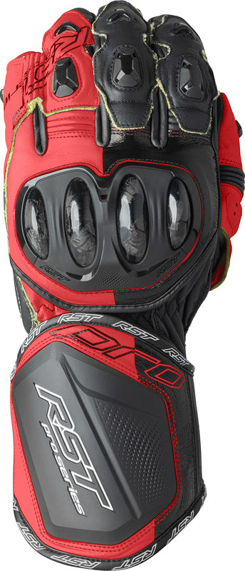 RST Pro Series GP D3O Handschoenen - Zwart/Neon rood