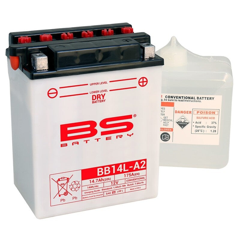 Accu High performance met zuurpakket - BB14L-A2