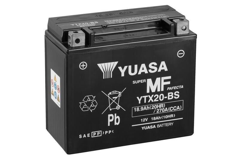 Accu Onderhoudsvrij met zuurpakket - YTX20-BS