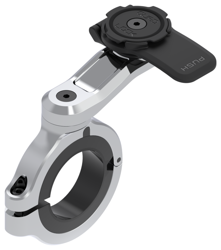 Pro Chrome Handlebar Mount - Large for FATBAR / Special CUSTOM handlebars