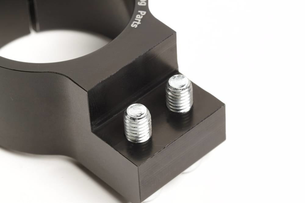 Clip-on houder Zwart Geanodiseerd Type Verhoogd  Raised