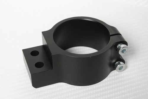 Clip-Ons Handlebars 47mm Type Verhoogd 28mm Zwart Geanodiseerd