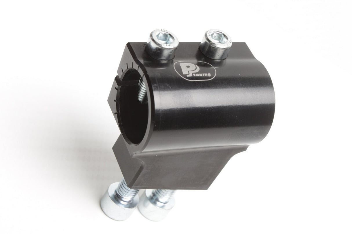 Clip-Ons Handlebars 53mm Type Verhoogd 28mm Verstelbaar Zwart Geanodiseerd