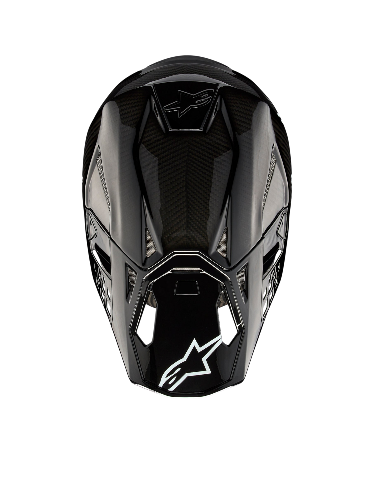 Alpinestars S-M10 Solid Crosshelm Zwart, productfoto 6