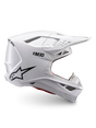 Alpinestars S-M10 Solid Crosshelm Wit, productfoto 1