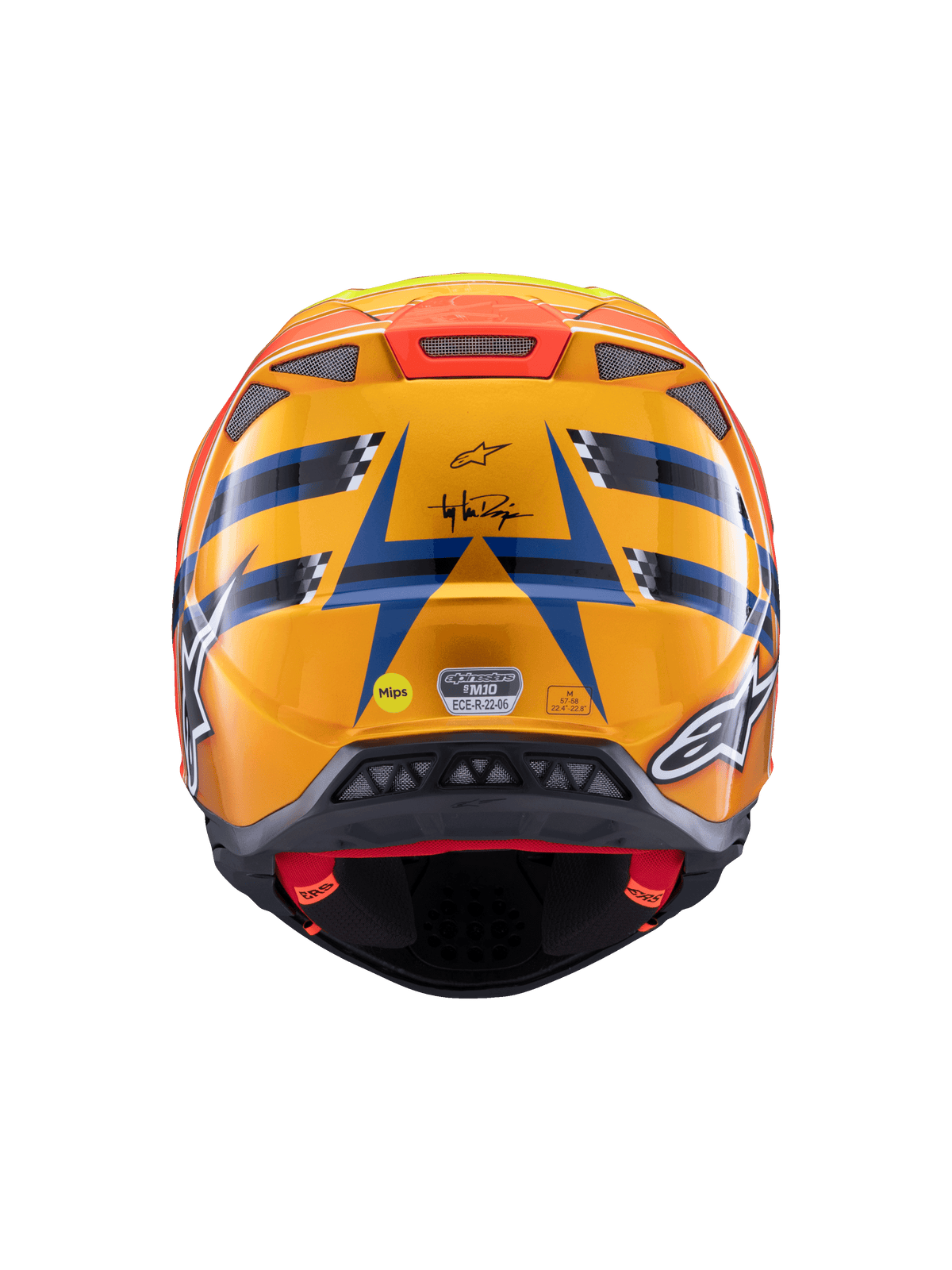 Alpinestars S-M10 LTD Edition 25 Crosshelm Meerkleurig, productfoto 4