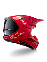 Alpinestars S-M10 Flood Crosshelm Fluorood, achteraanzicht