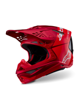 Alpinestars S-M10 Flood Crosshelm Fluorood, vooraanzicht