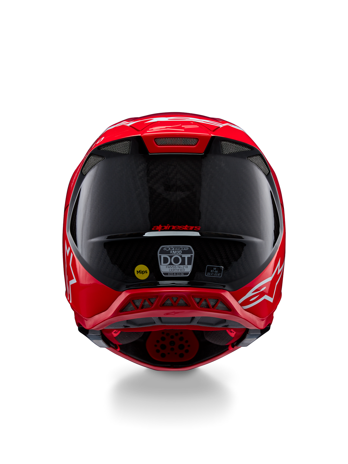 Alpinestars S-M10 Flood Crosshelm Fluorood, productfoto 4