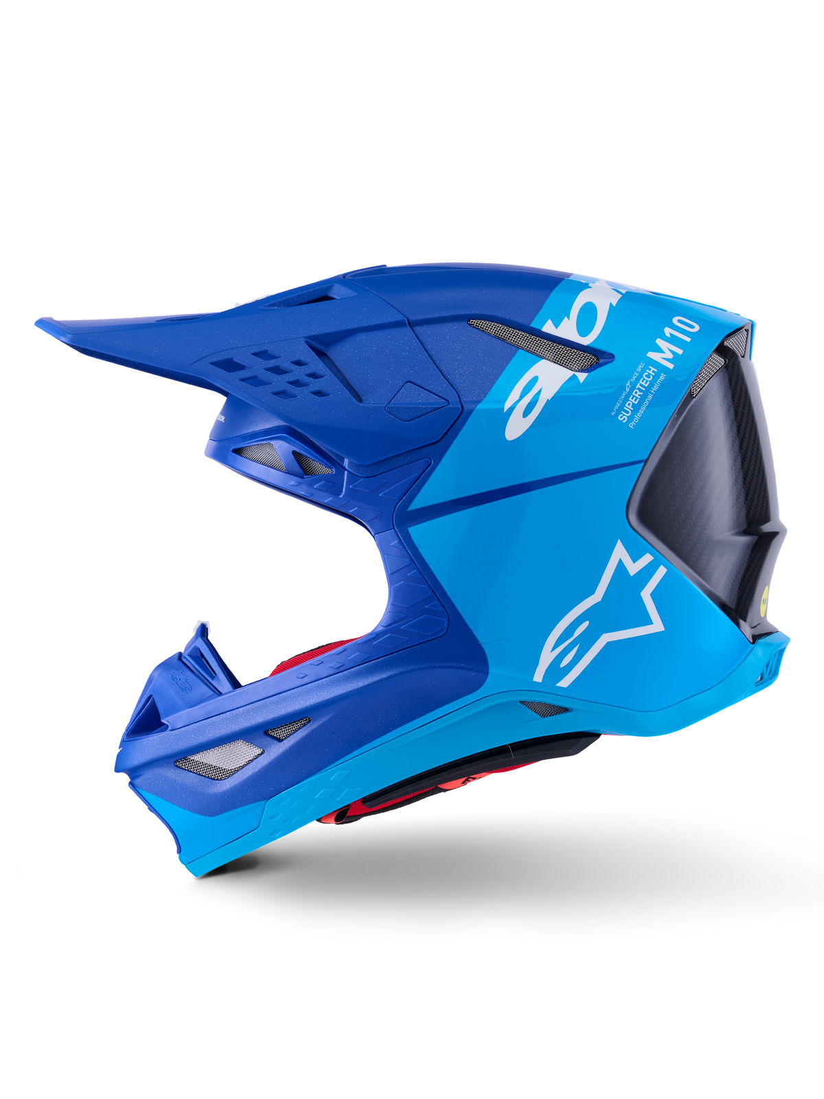 Alpinestars S-M10 Flood Crosshelm Blauw, productfoto 5