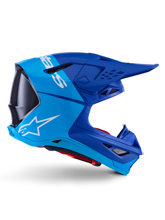 Alpinestars S-M10 Flood Crosshelm Blauw, productfoto 1