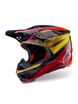 Alpinestars S-M10 ERA Crosshelm Goud, vooraanzicht
