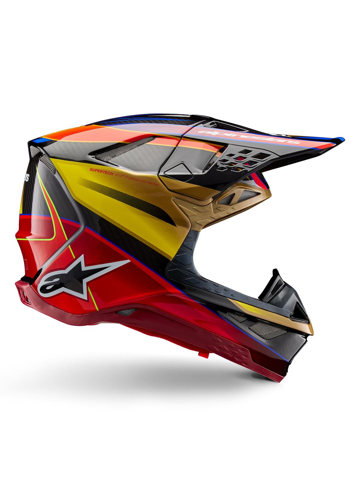 Alpinestars S-M10 ERA Crosshelm Goud, productfoto 1