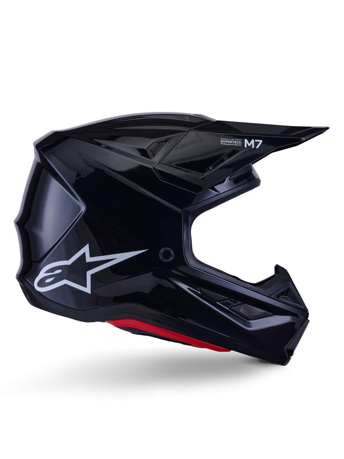 Alpinestars S-M7 Crosshelm Zwart, productfoto 1