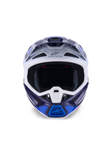 Alpinestars S-M7 Rise Crosshelm Blauw en wit, productfoto 2