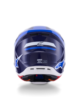 Alpinestars S-M7 Rise Crosshelm Blauw en wit, productfoto 4