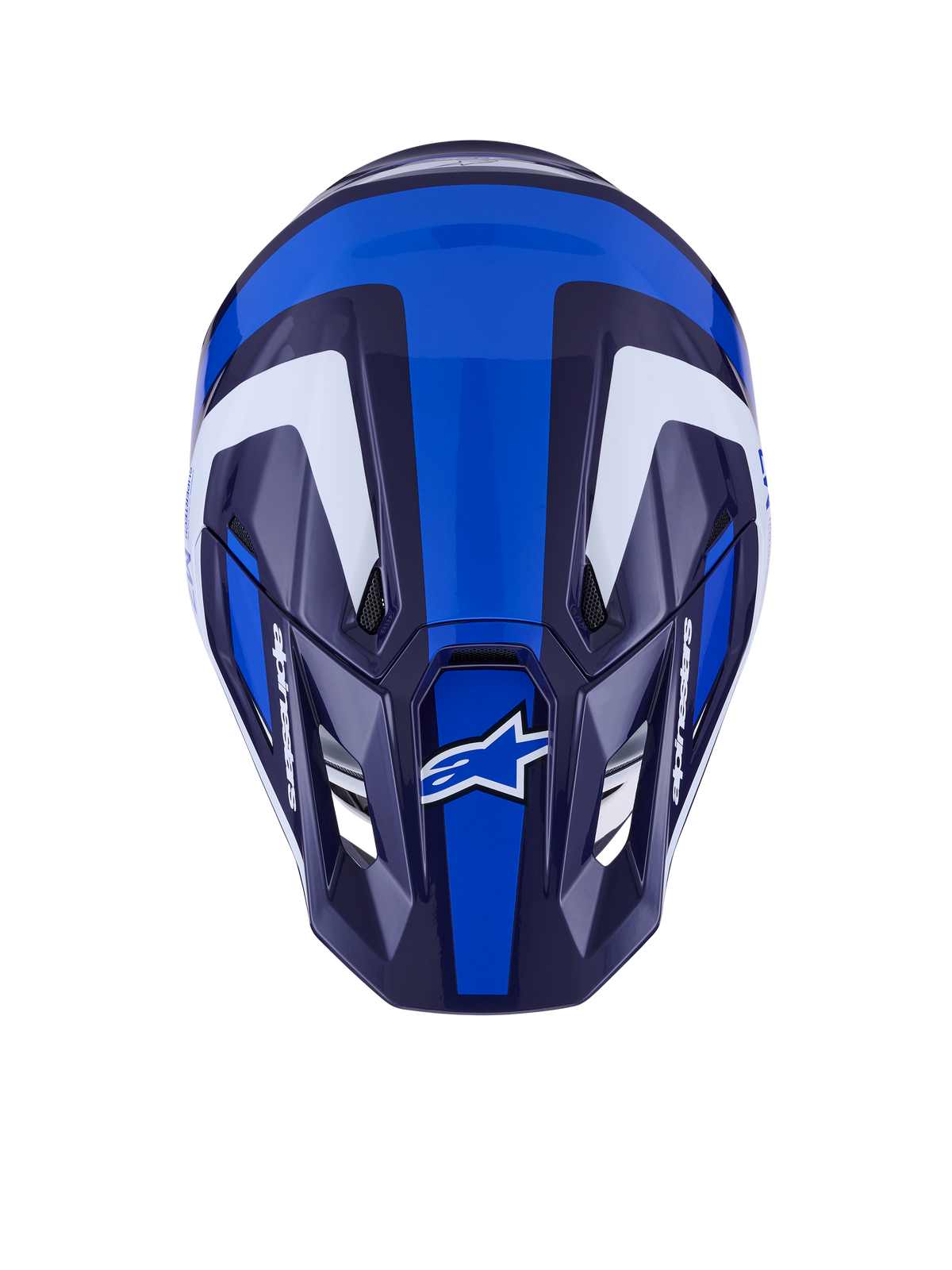 Alpinestars S-M7 Rise Crosshelm Blauw en wit, productfoto 7