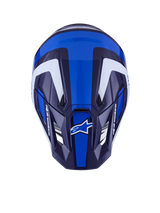 Alpinestars S-M7 Rise Crosshelm Blauw en wit, productfoto 7