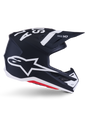 Alpinestars S-M7 Dasher Crosshelm Zwart en wit, productfoto 1