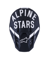Alpinestars S-M7 Dasher Crosshelm Zwart en wit, productfoto 7