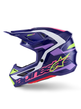 Alpinestars S-M7 Deed Crosshelm Paars en roze, productfoto 5