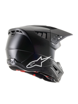 Alpinestars S-M5 Crosshelm Zwart, achteraanzicht