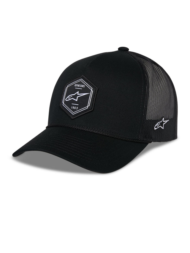 Alpinestars Hexeon Trucker Snapback Pet Zwart, productfoto 1