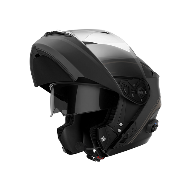 Sena Outrush 2 Helm Mat Zwart, motorhelm van Sena, productfoto 1
