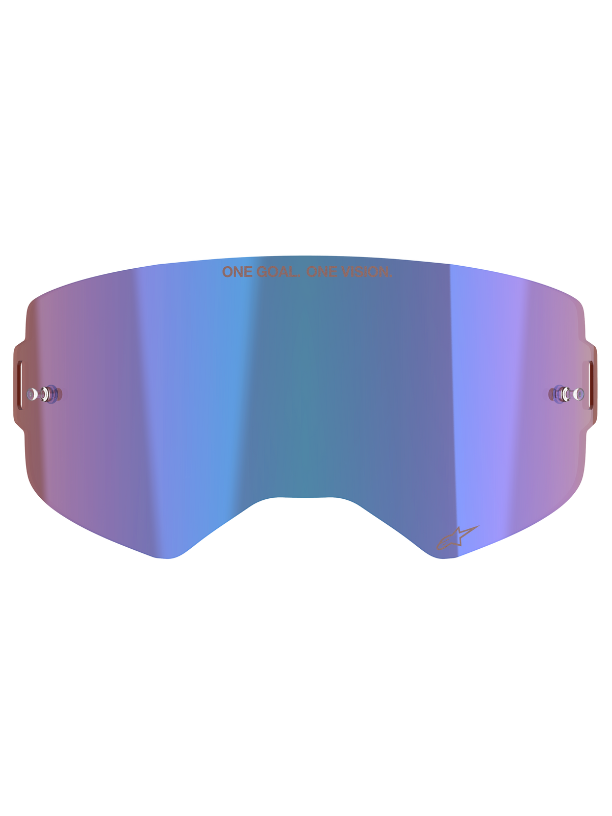 Alpinestars Supertech Mirror Lens Crossbril Blauw, productfoto 1