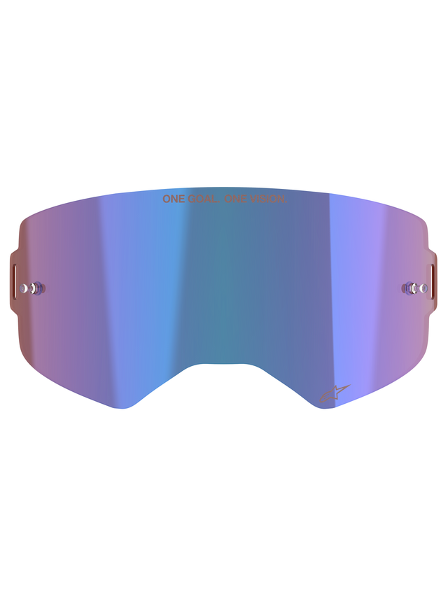 Alpinestars Supertech Mirror Lens Crossbril Blauw, productfoto 1