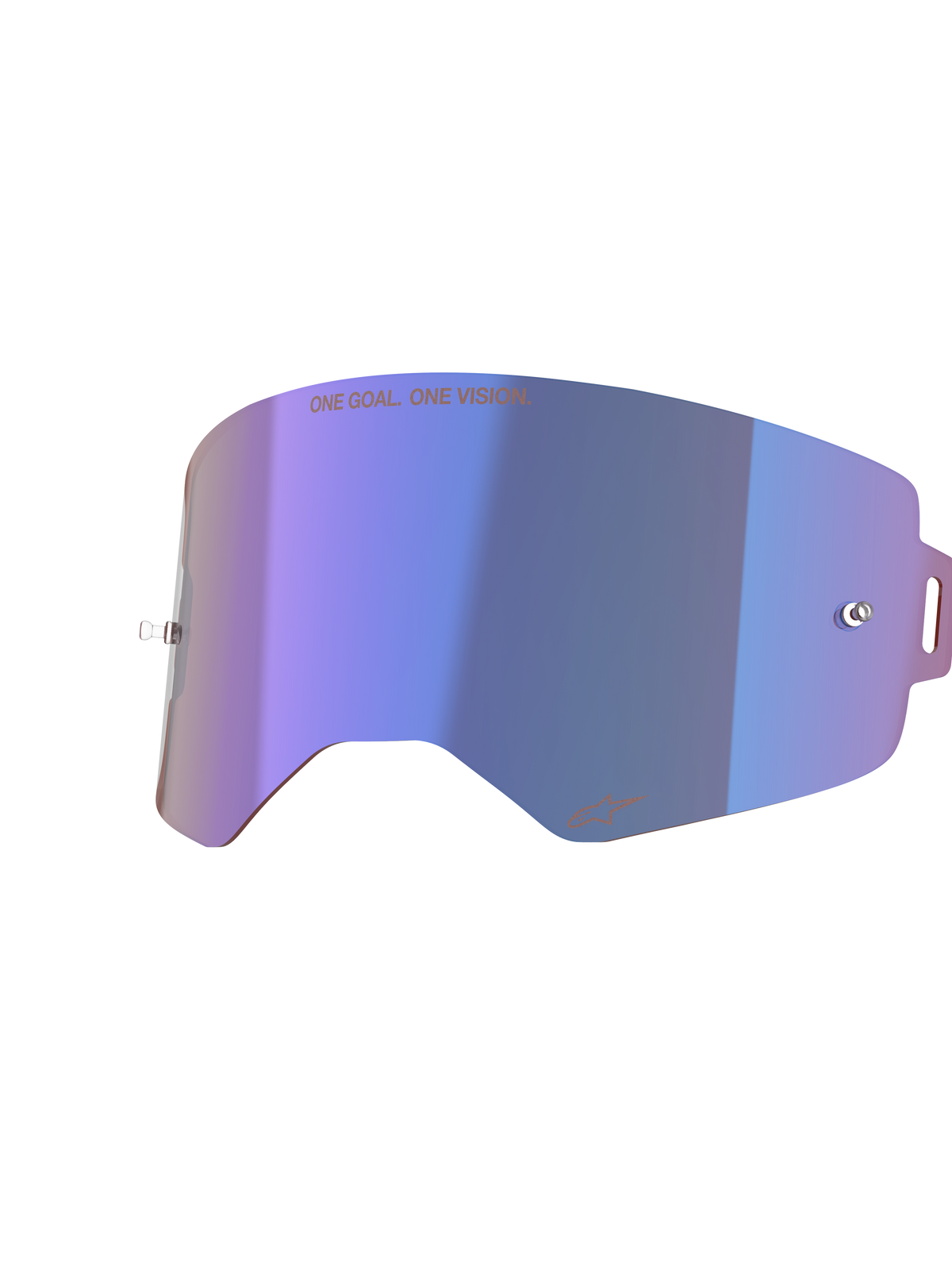 Alpinestars Supertech Mirror Lens Crossbril Blauw, productfoto 2