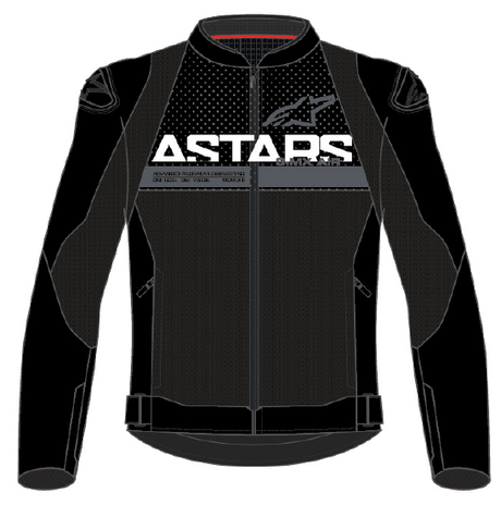 Alpinestars SMX Air Motorjas Zwart, productfoto 4